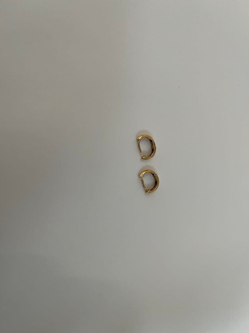 carat K18 11mmラウンドピアス