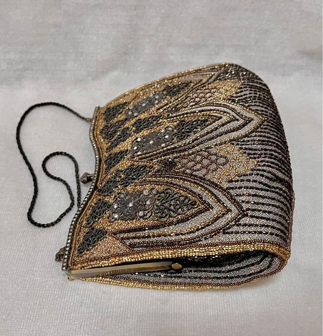 Lumyはしもと 和装バッグ ビーズ パーティーバッグ ヴィンテージ 2点セット