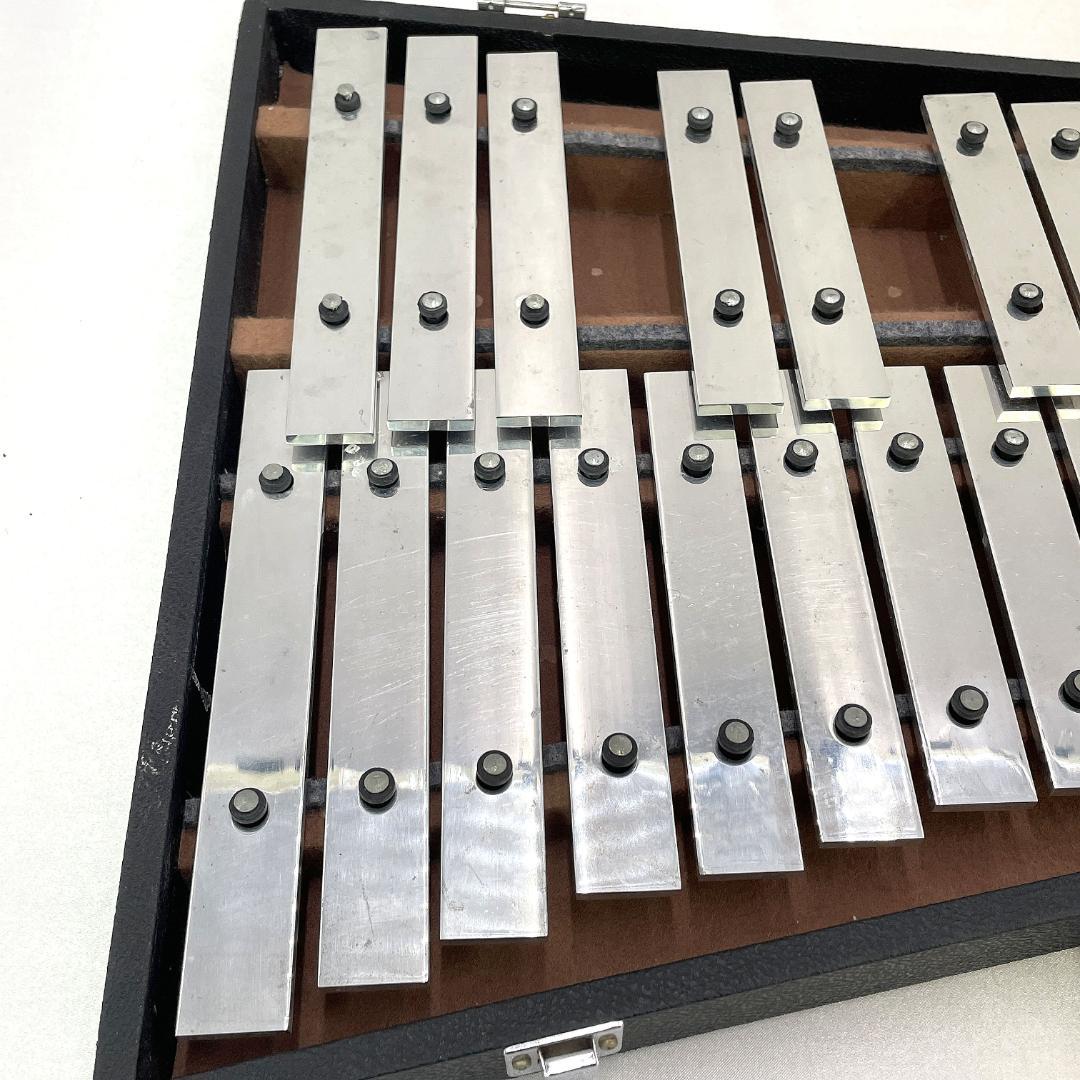 SAITO サイトウ グロッケンシュピール 鉄琴 32鍵 ハードケース付属