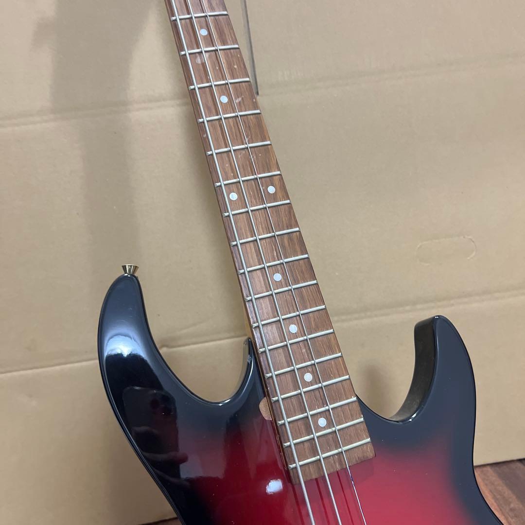 メンテナンス済♥️アンボイ ベースギター レッド ブラック ギター ベース