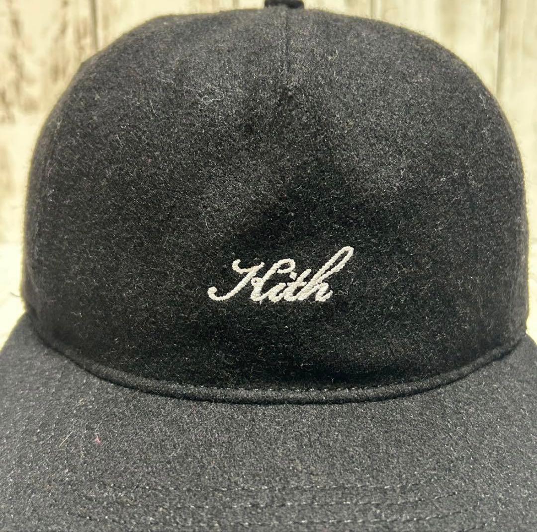 KITH キス ウールキャップ ブラック ストリート