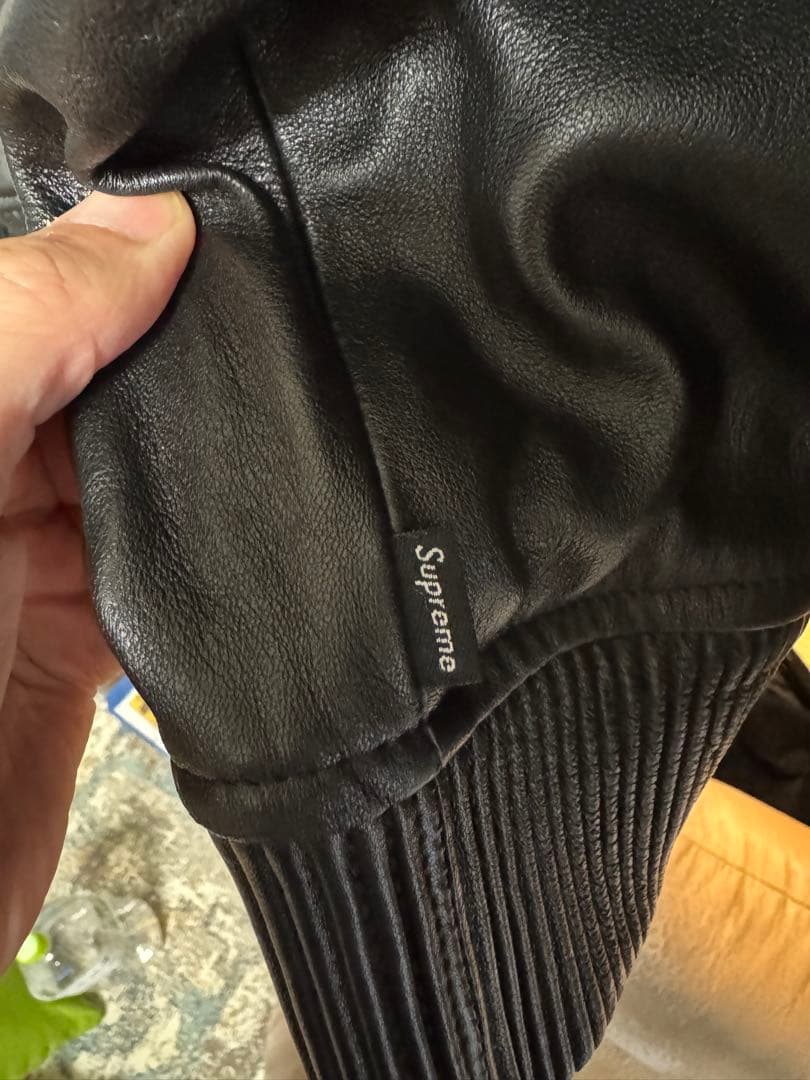 ジャケット・アウター Supreme Studded Arc Logo Leather Jacket