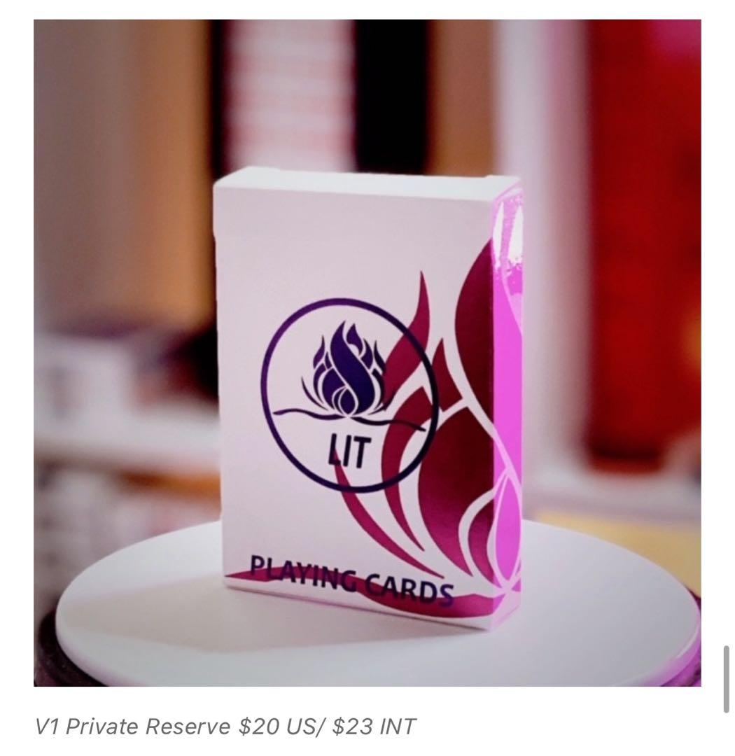 トランプ Lit playing cards v1 v2 gilded