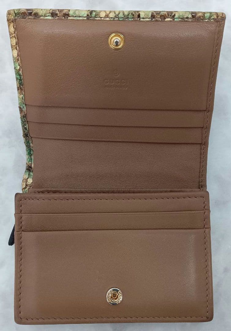 APX08 グッチ マーモント コンパクトウォレット 2つ折り財布