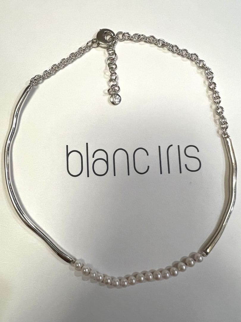 blanc iris シルバーパールネックレス