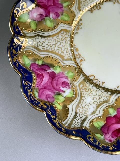 【希少】オールドニッポン アールヌーボー様式 カップ ソーサー 三脚 三足 猫脚