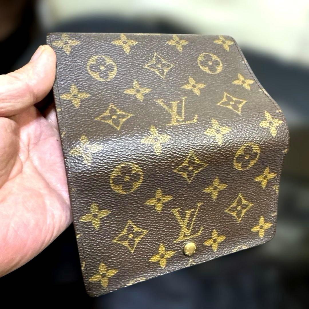 13☆優良品☆ モノグラム♪Ｌ字型ファスナー財布