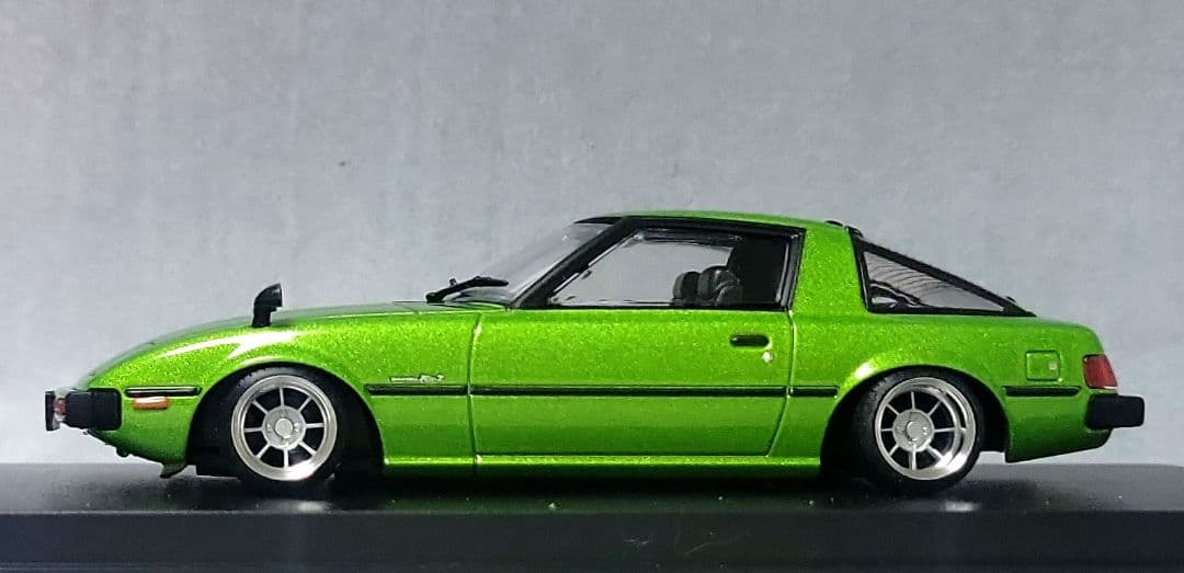 1/43　マツダ　サバンナ　RX-7改　ハヤシストリート　アルミ製　深リム