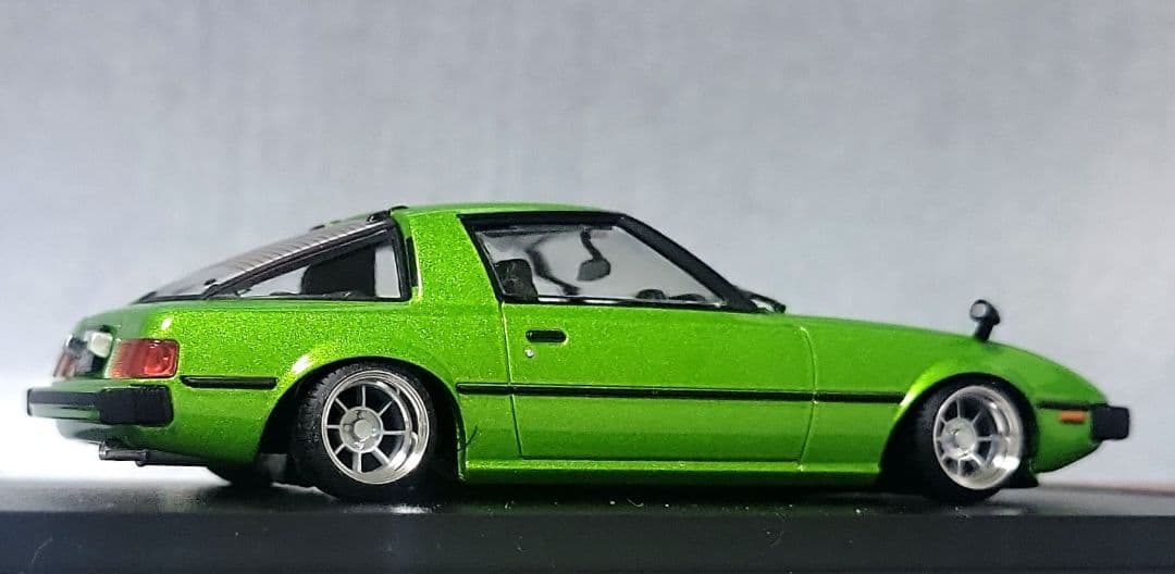 1/43　マツダ　サバンナ　RX-7改　ハヤシストリート　アルミ製　深リム
