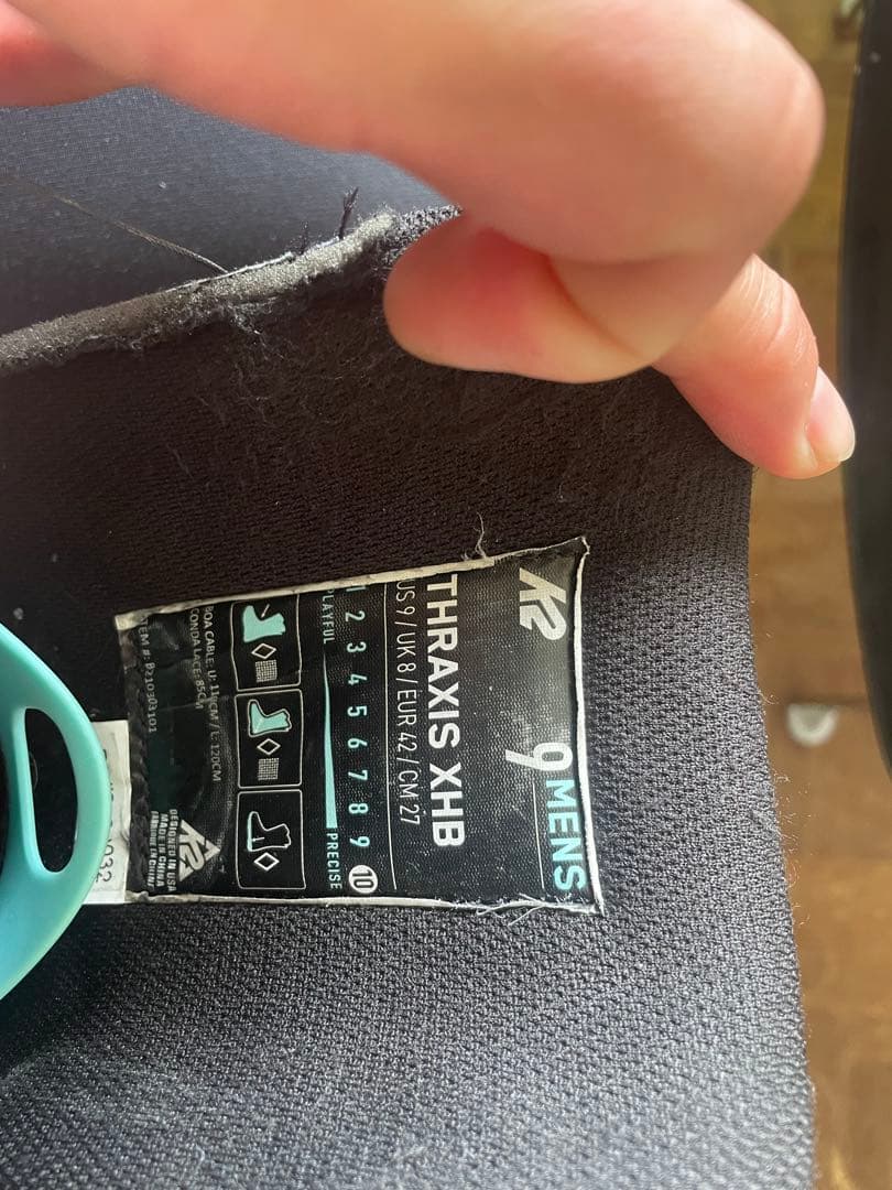 ステップイン K2 THRAXIS CLICKER X HB 27cm 美品