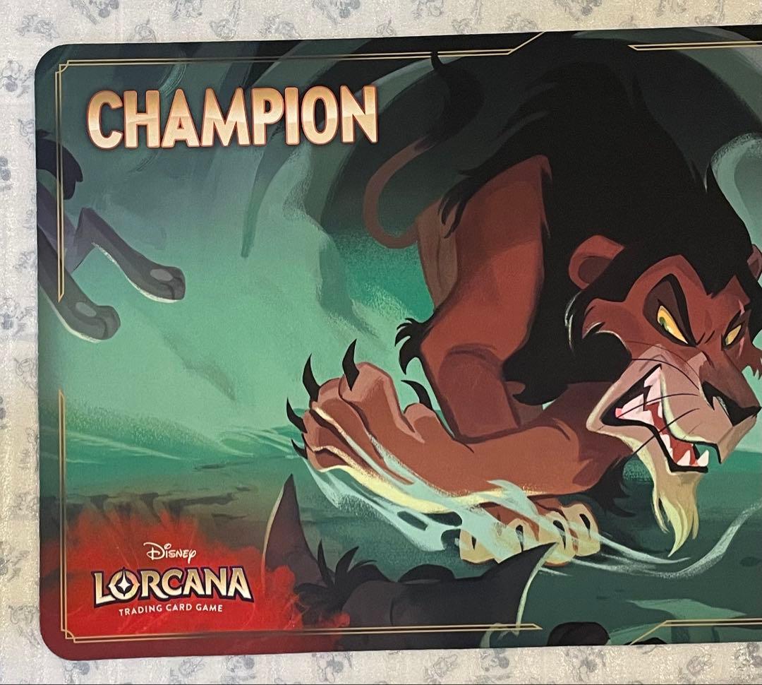 海外大会限定 ロルカナ スカー チャンピオン プレイマット ディズニー