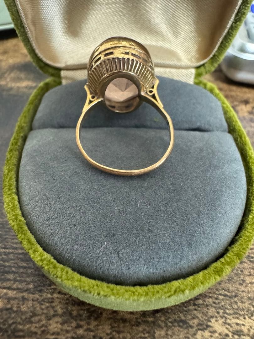 k18 千本透かし　ヴィンテージリング　6.18g