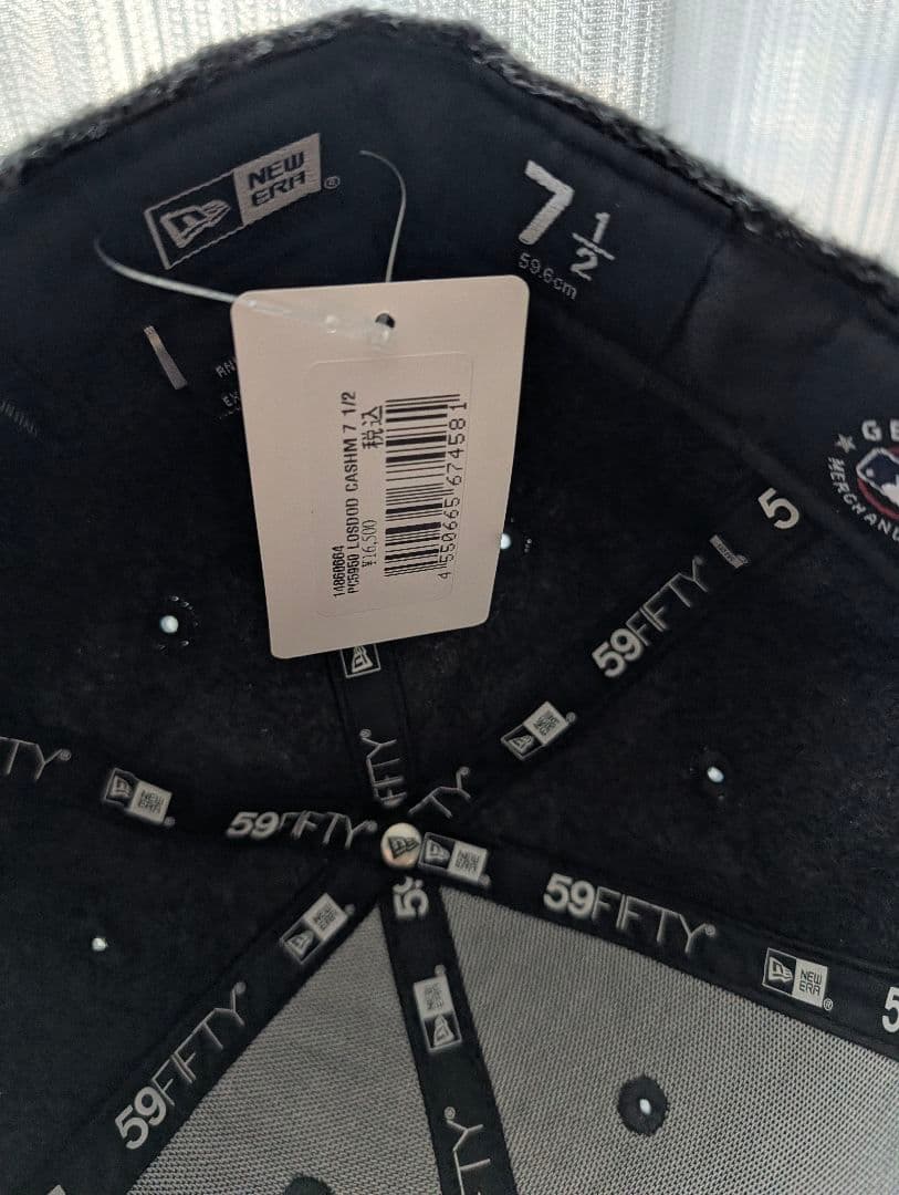 PC 59FIFTYCashmereカシミヤ ロサンゼルスドジャース チャコール