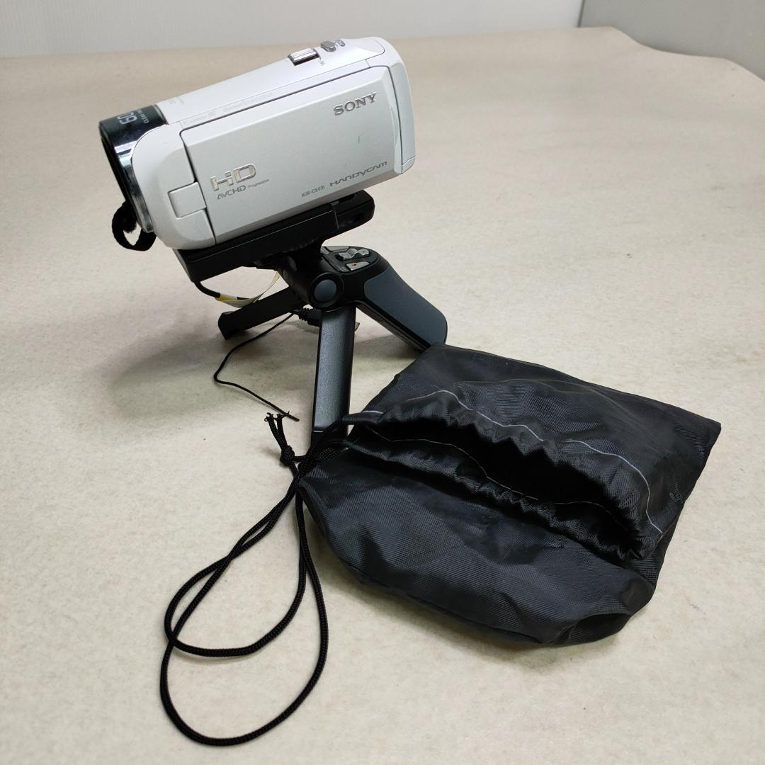 SONY ビデオカメラ Handycam HDR-CX470 グリップ付
