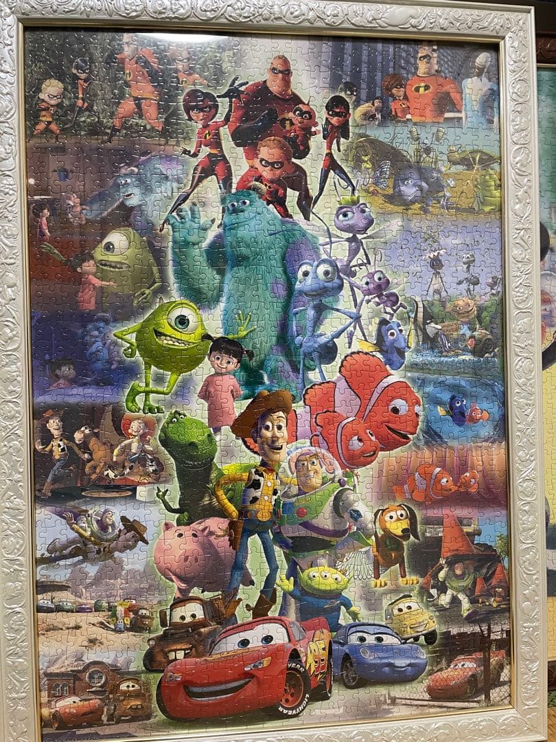 ジグソーパズル　ディズニー　1000ピース　フレーム入り　6月限定