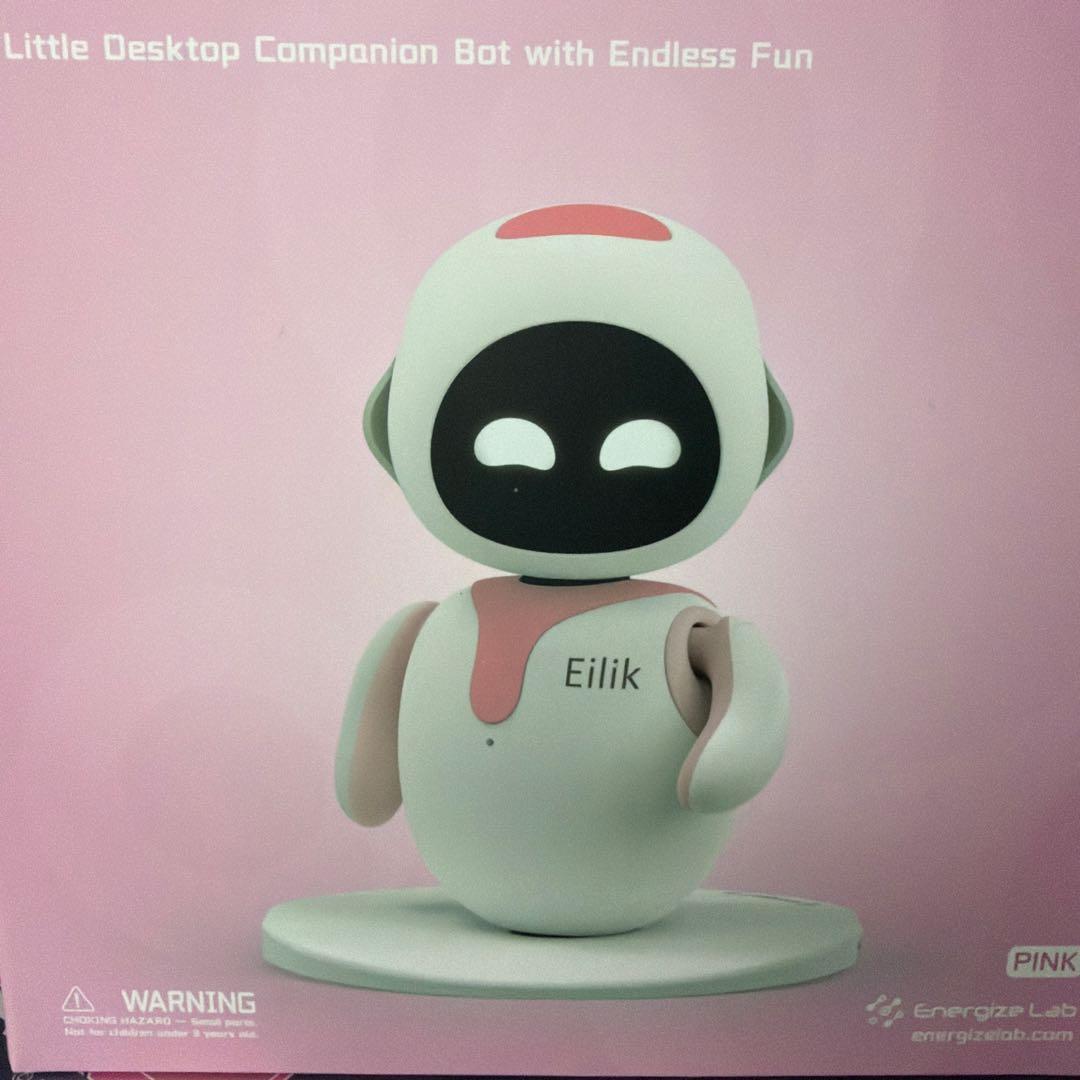 Eilik ピンク デスクトップボット