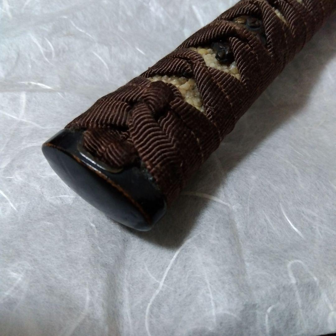 【値下げ】武具　柄前　長さ21.5cm　刀、長脇差用　縁頭、目貫等１作物　花鳥図