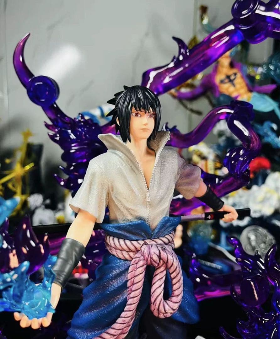 ナルト うちはサスケ ガレージキット ガレキ スタチュー②⑧