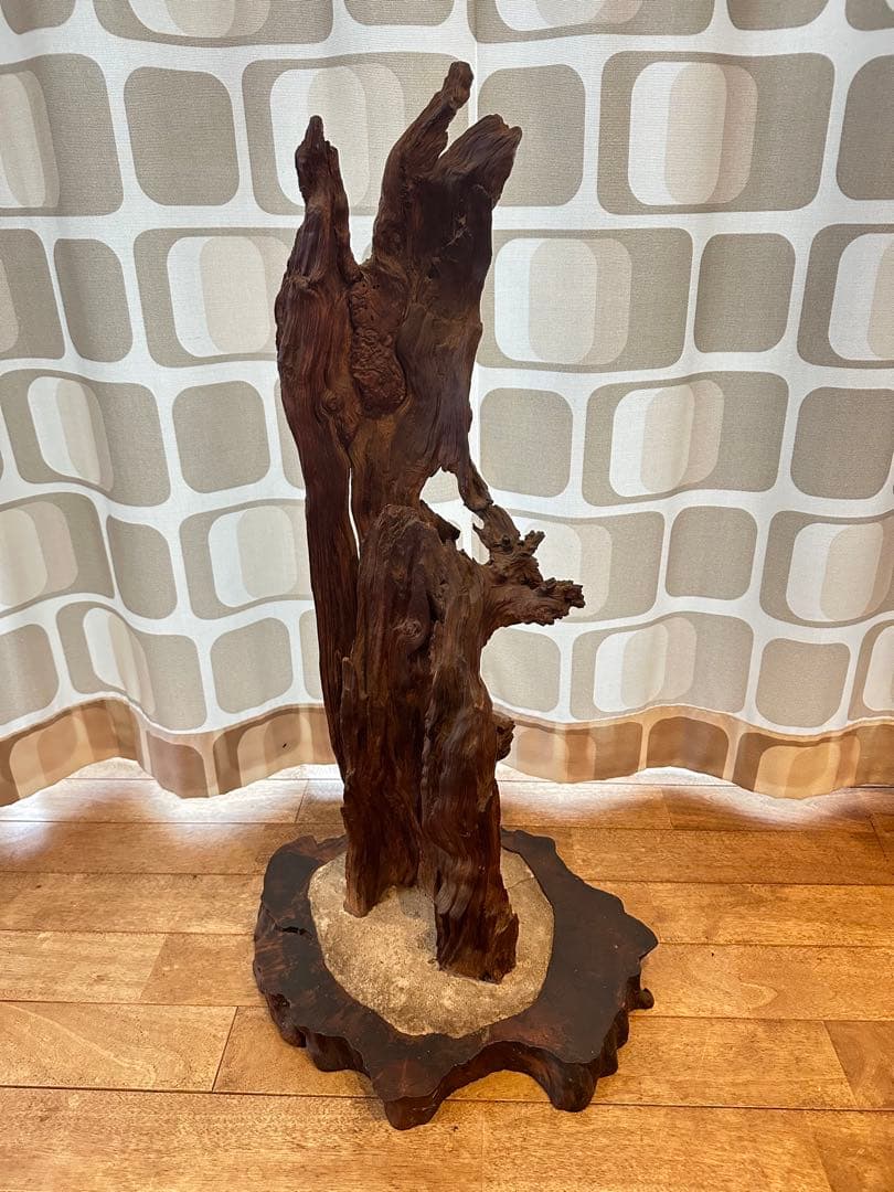 アジアンスタイル 木製装飾品 オーナメント オブジェ ひょうたん レトロ 骨董