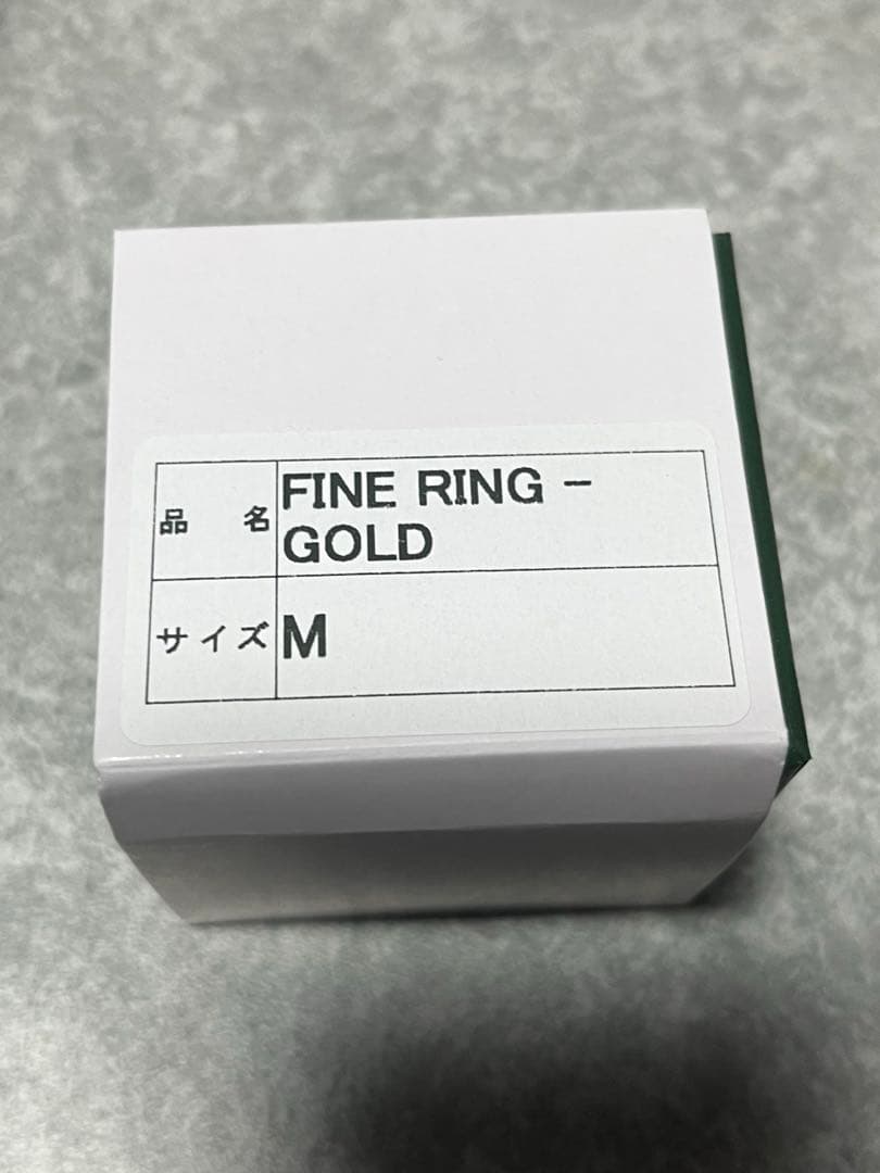 【POINTLESS JOURNEY】FINE RING Mサイズ