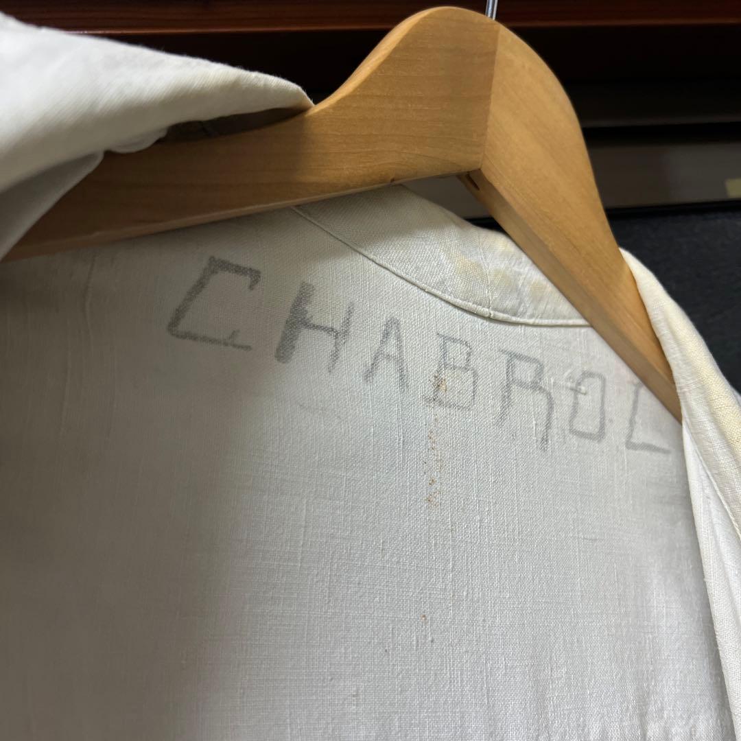 30s 40s フレンチヴィンテージ リネンコート アンティーク フランス