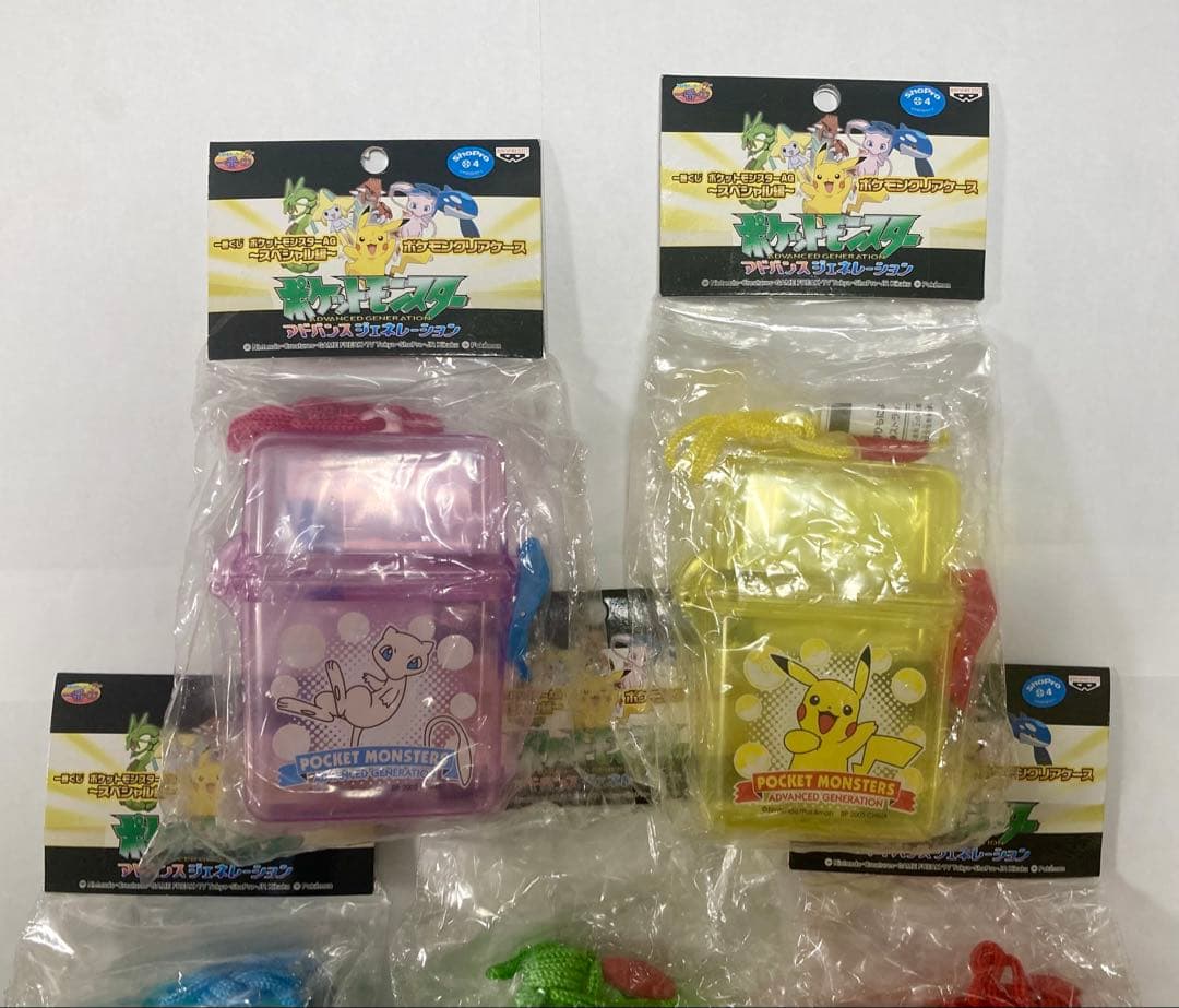 一番くじポケットモンスターAGポケモンクリアケース５種　レックウザジラーチほか