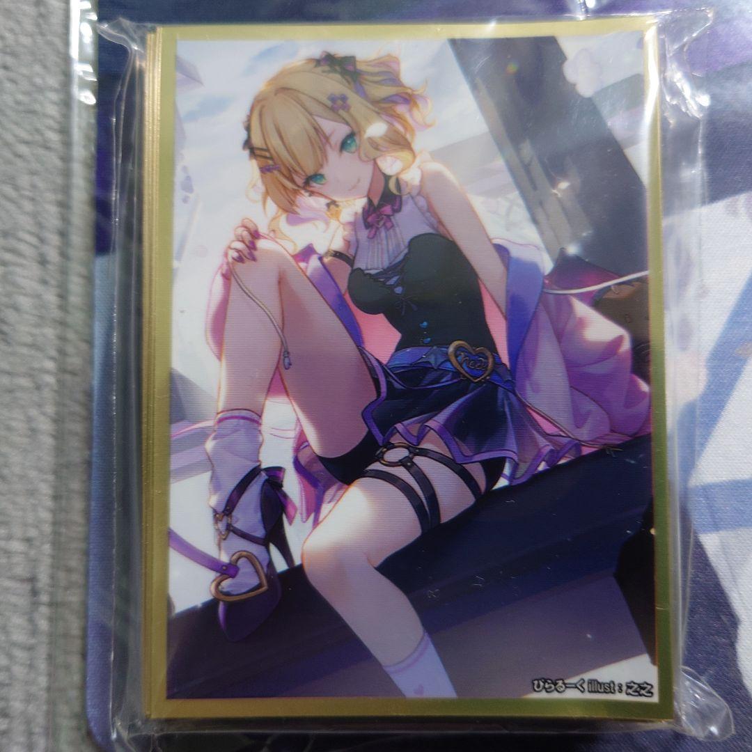 α1 ぶいすぽっ 舞う花びら&クマのぬいぐるみ 胡桃のあ スリーブ&プレイマット