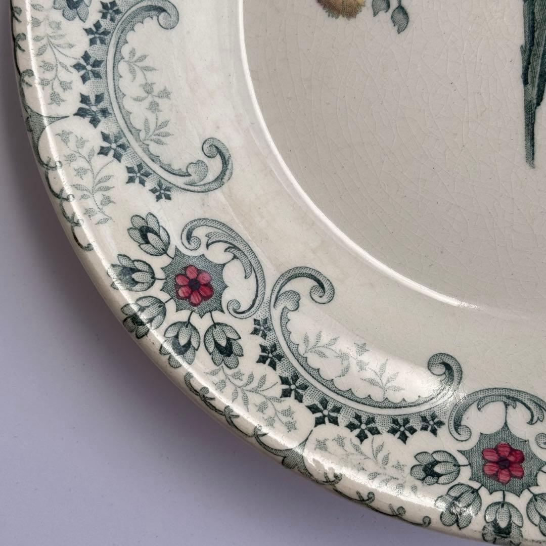 希少　フランスアンティーク　ジョワジールロワ　切り花　平皿