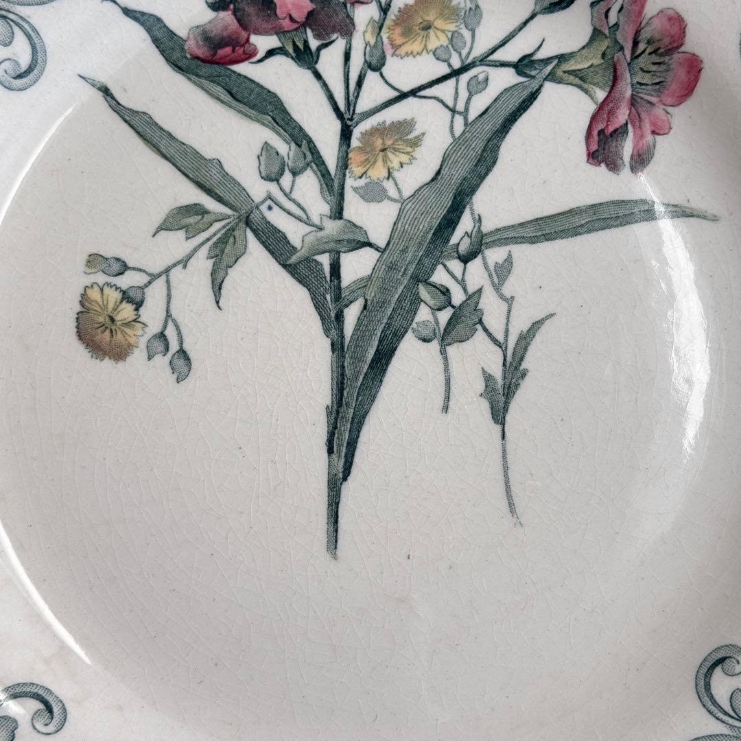 希少　フランスアンティーク　ジョワジールロワ　切り花　平皿