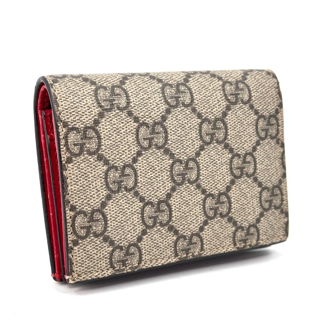 GUCCI グッチ チェリー 折り財布GGスプリーム/チェリーウォレット