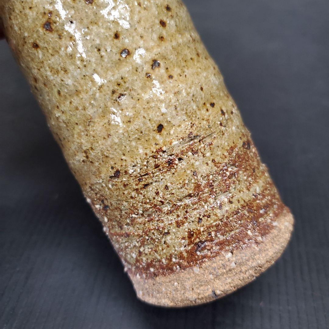 長森慶 筒形 掛花入 茶道具 華道具 花入 花生 花器 33