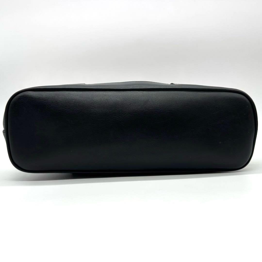 【未使用級】グッチ ハンドバッグ GG キャンバス ブラック ゴールド金具