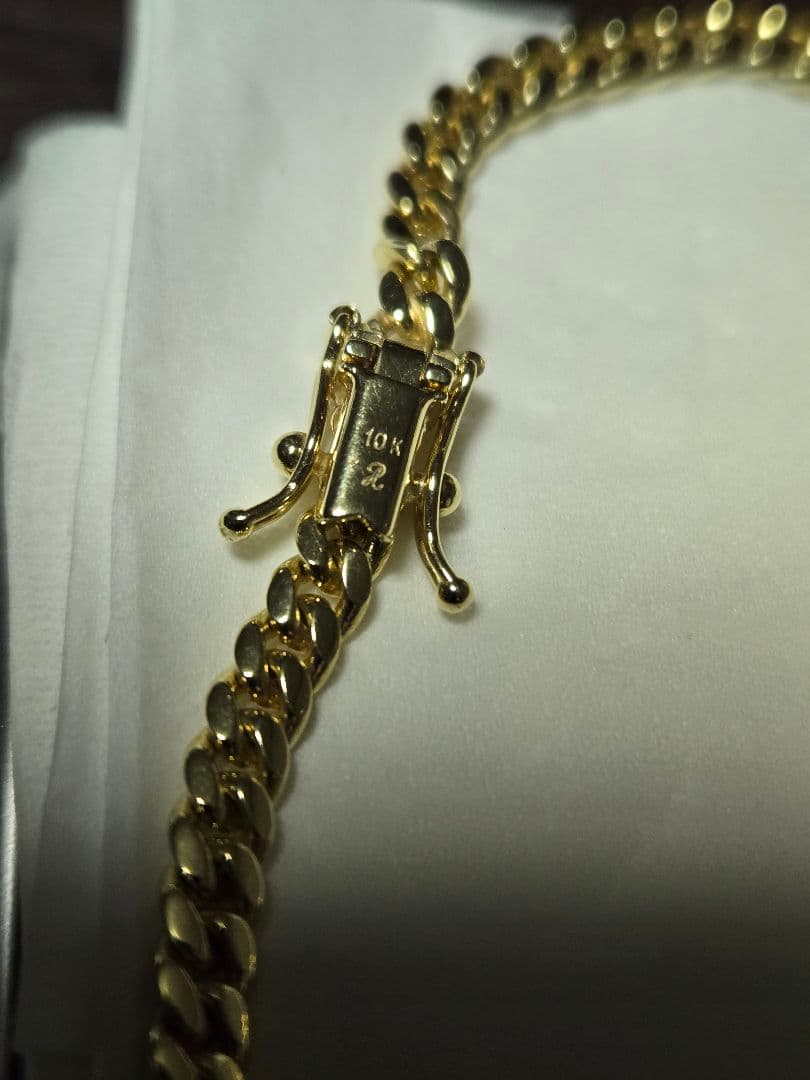 金高騰最終 AVALANCHE 10K マイアミブレスレット 4mm 9.13g