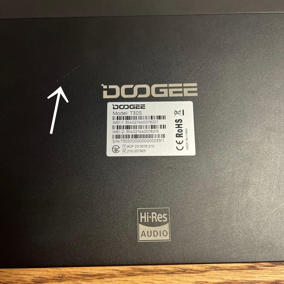 DOOGEE T30S 11インチ タブレット 充電ケーブル付