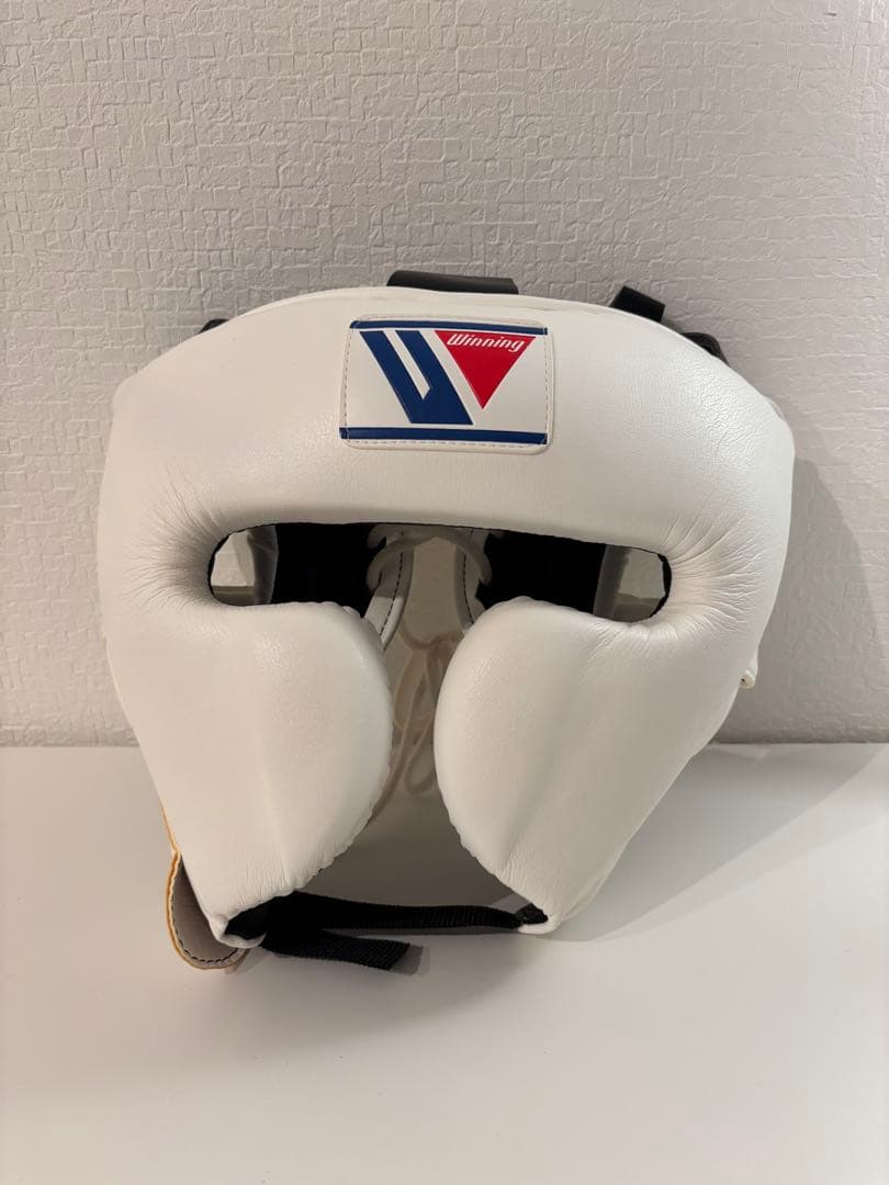 Winning ヘッドギア フェイスガードタイプ　白　Mサイズ