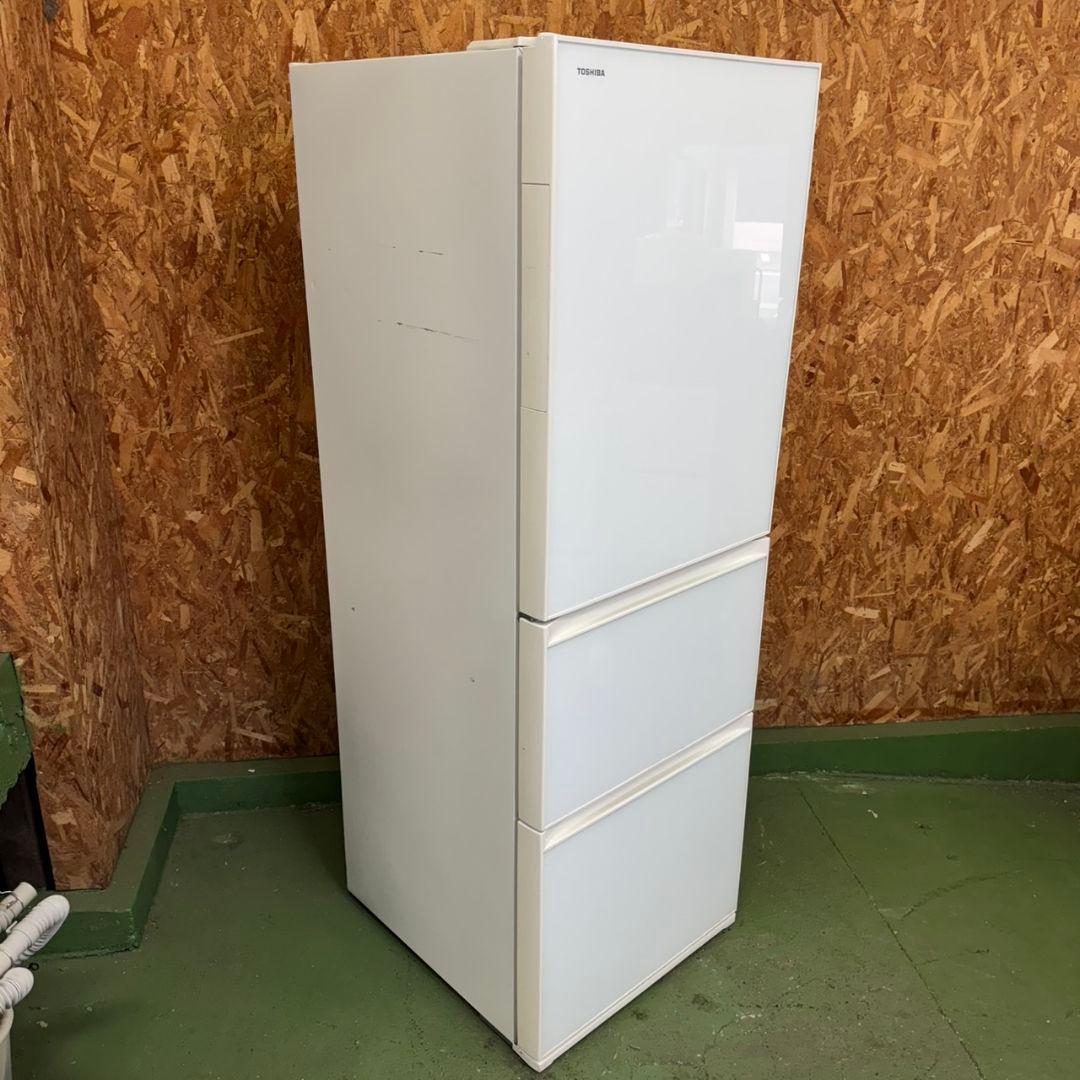 31L3 送料設置無料　自動製氷機能付き東芝大型冷蔵庫363L 3ドア　洗濯機