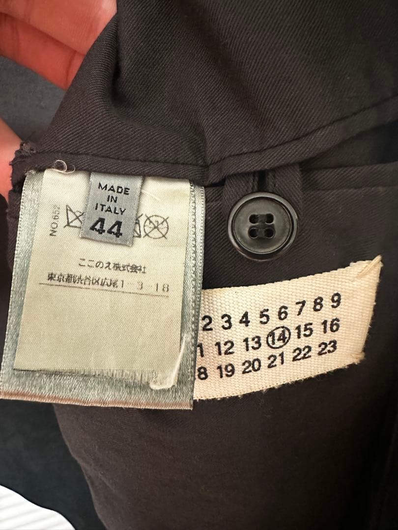 マルタンマルジェラ 05AW 八の字ライダース 5zip riders