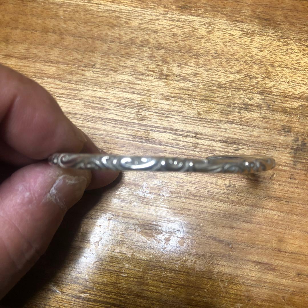 シルバーバングル 装飾模様 1998