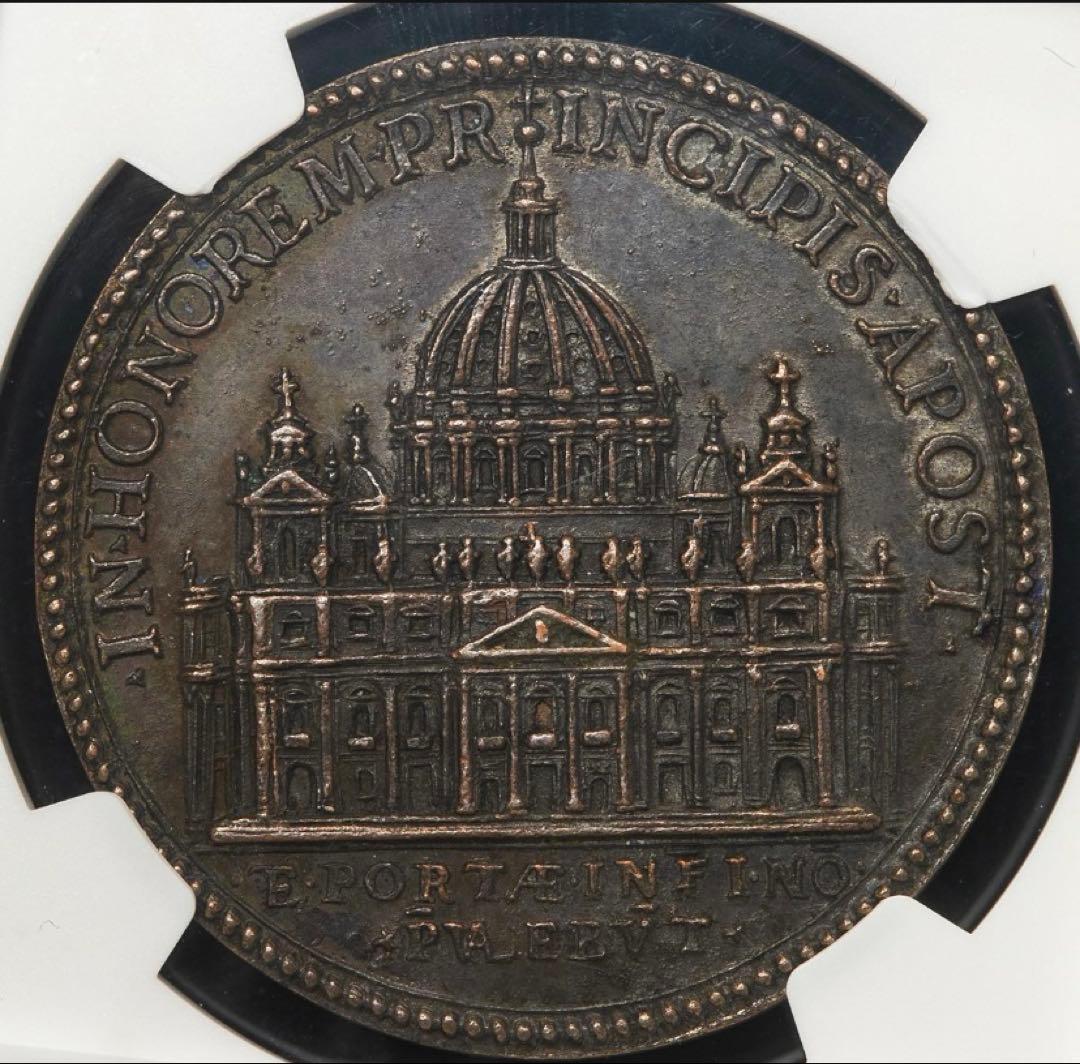バシリカ大聖堂1613年 パウルス5世　ブロンズメダル