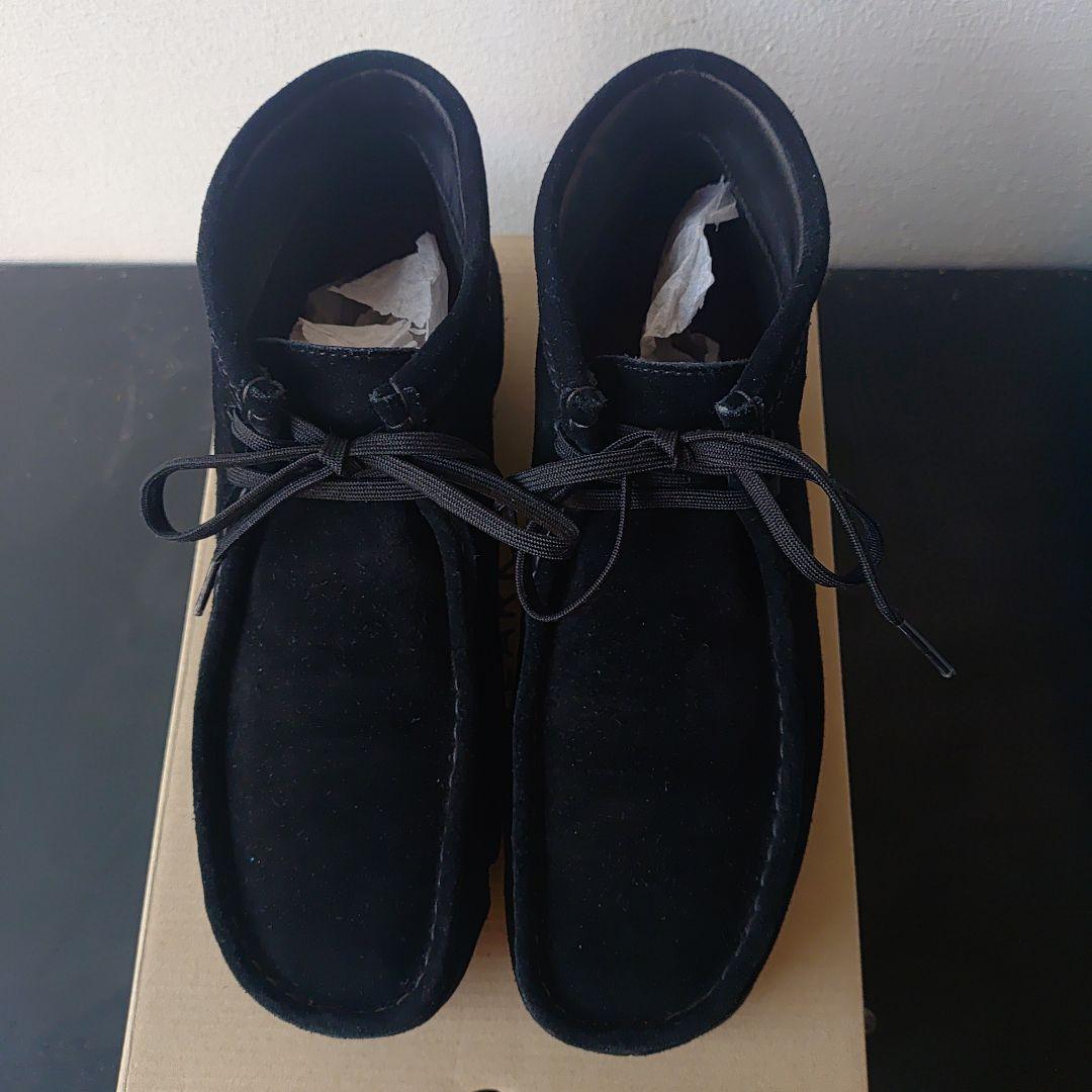 CLARKS GORE-TEX　ブラック スエード ワラビー　UK9