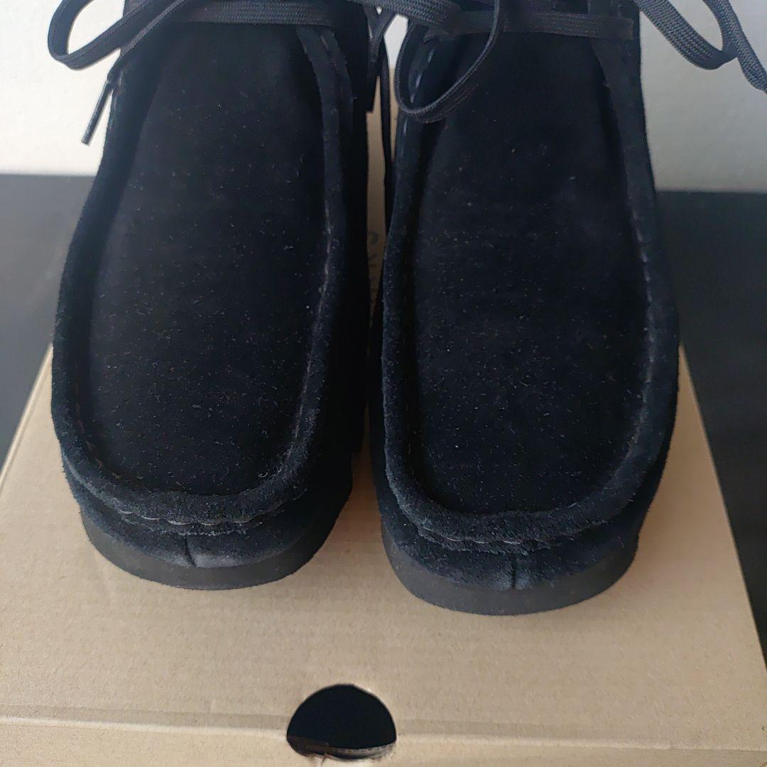 CLARKS GORE-TEX　ブラック スエード ワラビー　UK9