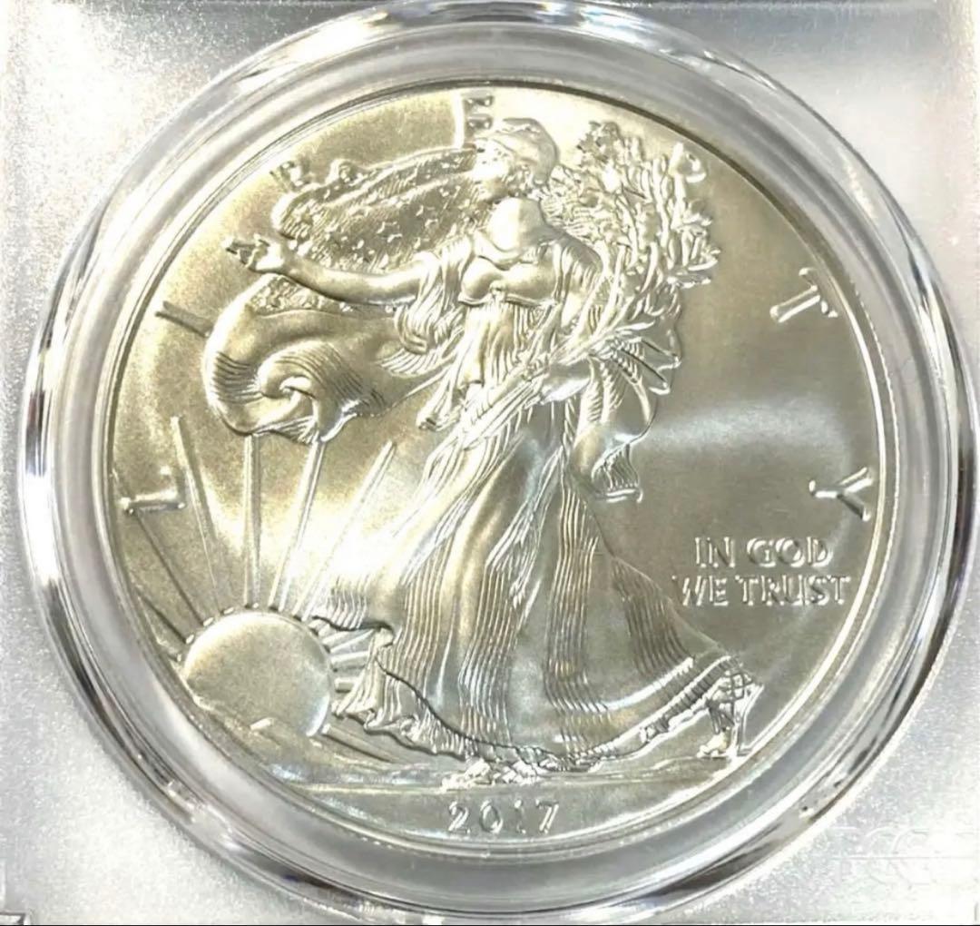 1/4迄価格★1ドル銀貨アメリカ2017-W $1★PCGS鑑定 SP70