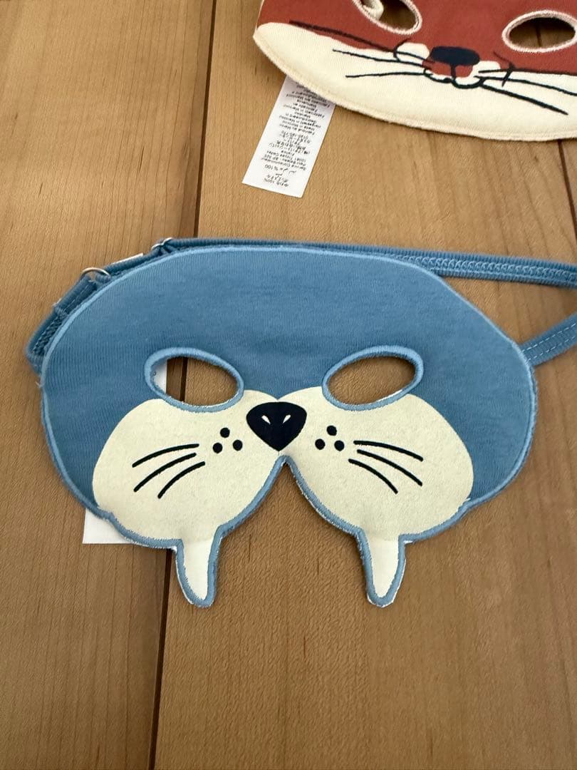 Petit Bateau プチバトー　セイウチの顔マスク　アイマスク