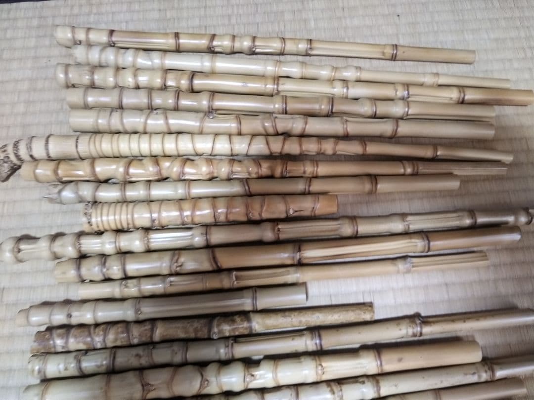 ランチュウ土佐錦等金魚メダカ用サデ網の柄27本セット