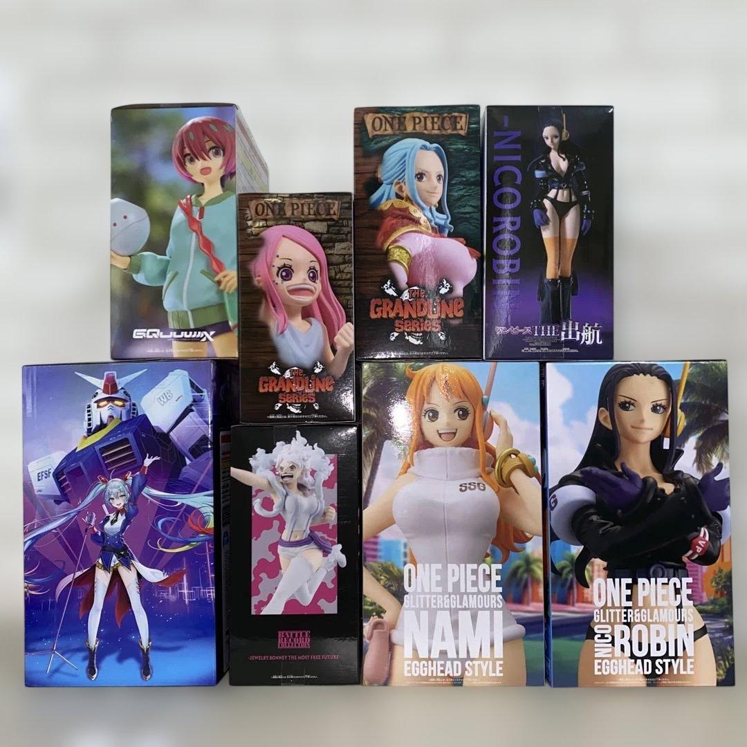ONE PIECE フィギュアセット ナミ ロビン ミク