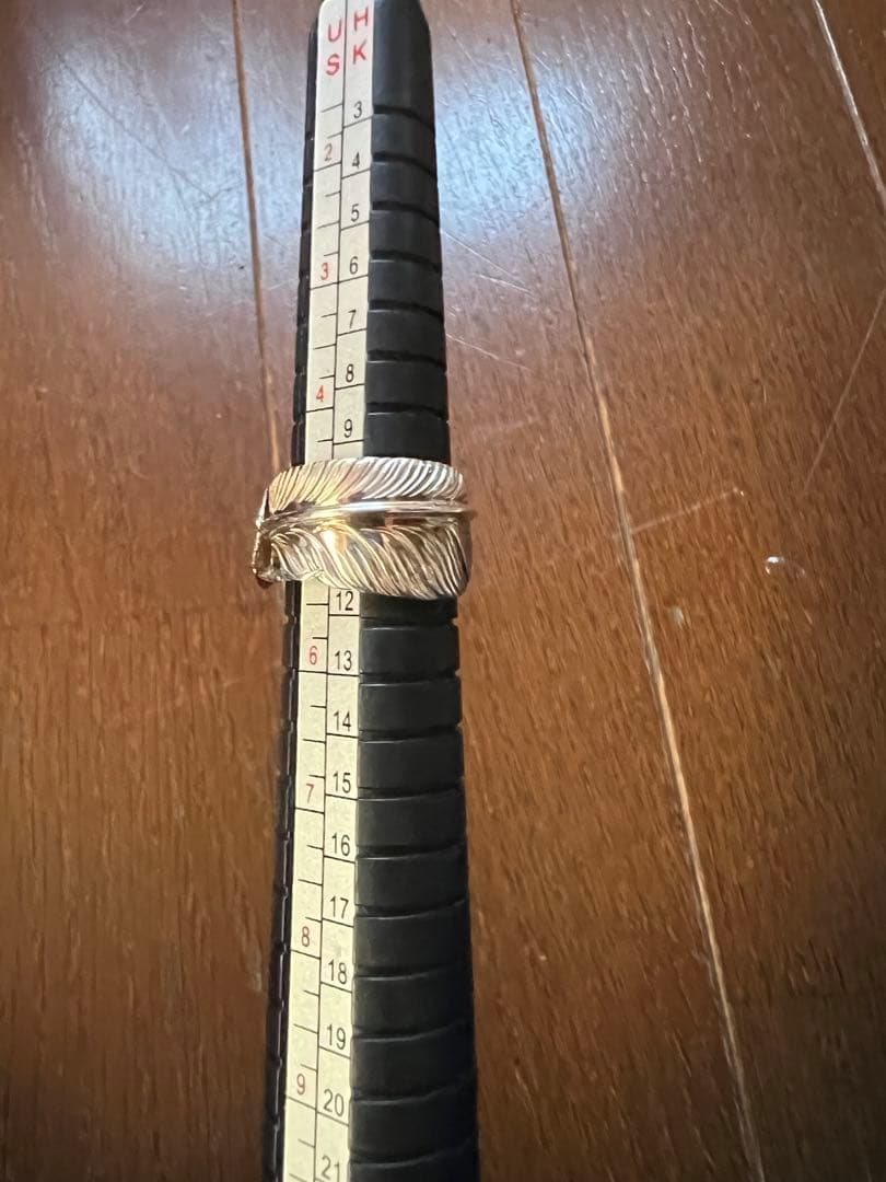 m*0様 アリゾナフリーダム　ハート付きフェザーリング　9号　ピンキーリング