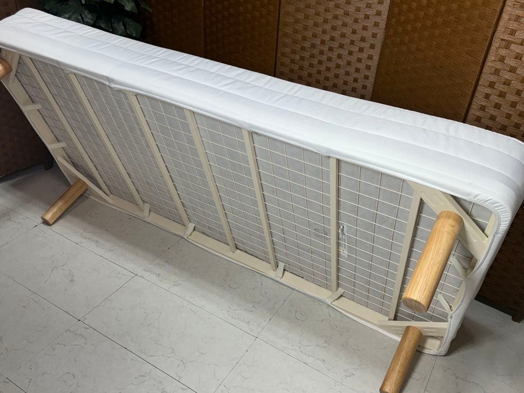 #15定価34,900円　無印良品脚付きマットレス(シングル) ※搬入・設置無料