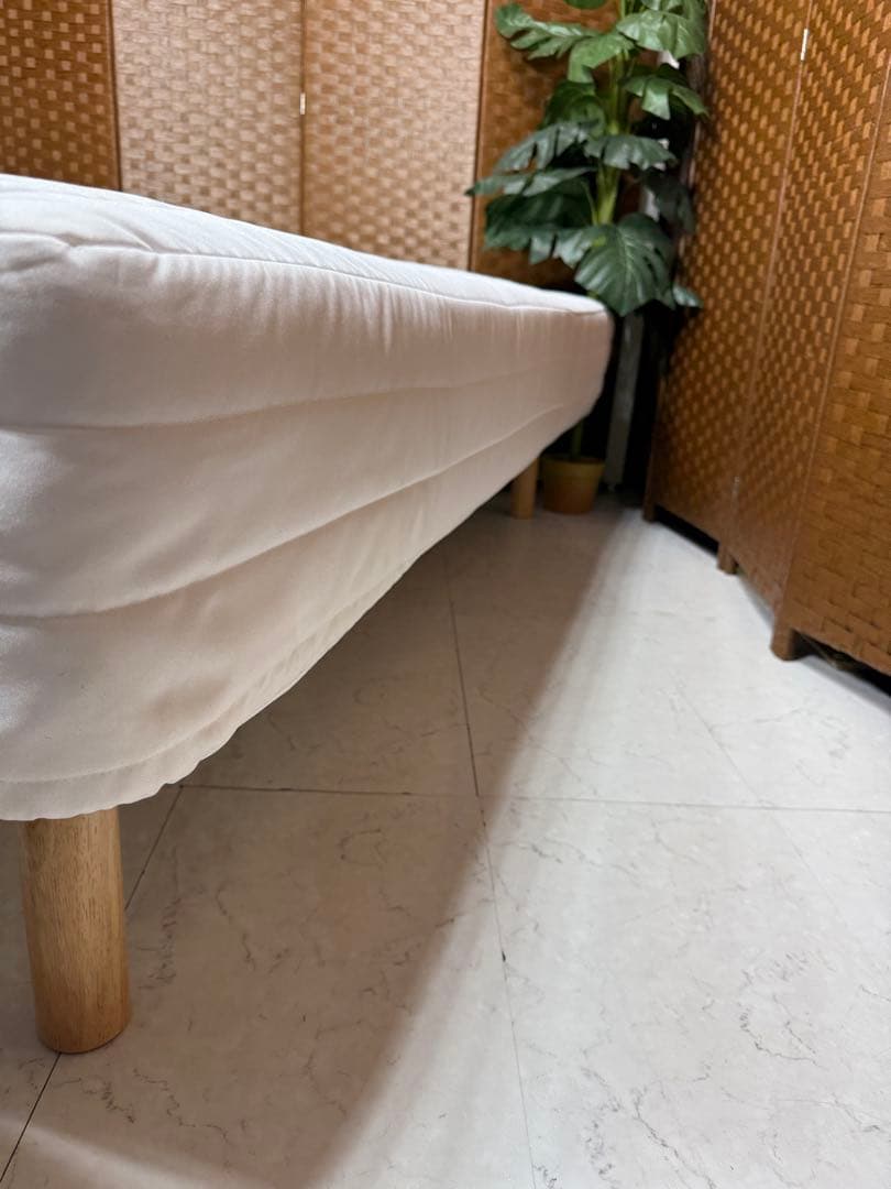 #15定価34,900円　無印良品脚付きマットレス(シングル) ※搬入・設置無料