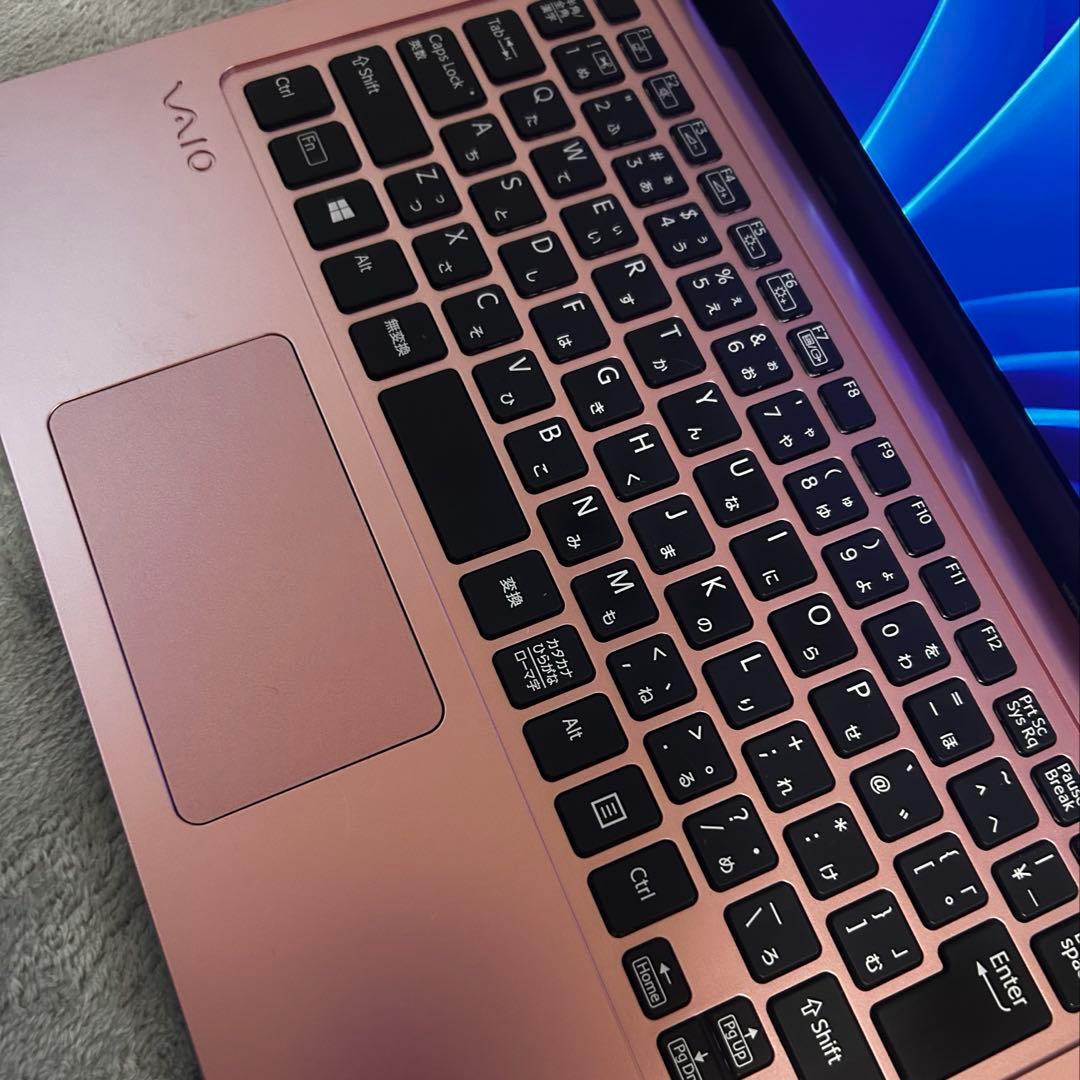 ピンクVAIO✨Core i3 windows11ノートパソコンすぐ使える