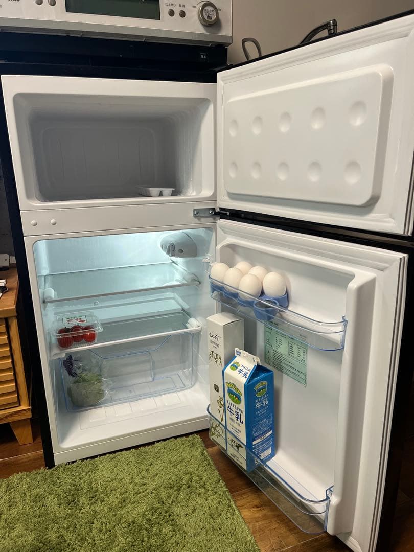 【美品】SAMKYO 95L 冷蔵庫 使用期間３ヶ月のみ